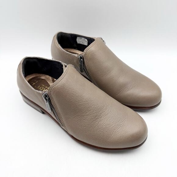 Naot Womens Autan Shoes EU 35 US 4M Gray Leather Flats Slip On Loafers - Picture 5 of 12